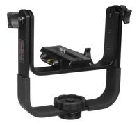 Manfrotto 393 - Soporte de teleobjetivo Pesado para monopié, sustituye al 3421, Color Negro