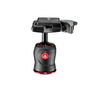Manfrotto 490 Cabeza de Bola Central para Trípodes, Cabezal de Bola Fluido para Trípodes Ergonómicos y Funcionales, Estabilizador de Cámara, Accesorios de Fotografía, Simple e Intuitivo