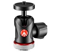 Manfrotto 492 LCD Micro Ball Head with Shoe Mount | Incluye soporte de zapata y 10 años de garantía para montaje, estabilidad y apoyo