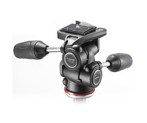 Manfrotto 804 Cabezal panorÃ¡mico de 3 vÃas Mark II con placa de luz 200PL