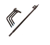 Manfrotto A2030DCB 3pata(s) Plata tripode - Trípode (10 kg, 3 Pata(s), 3 m, Plata, 95 cm, 134 cm)