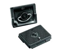 Manfrotto Accessory Plate 1/4" f/X/LGHT Gris tripode - Trípode (Gris, Aluminio, 40 g)