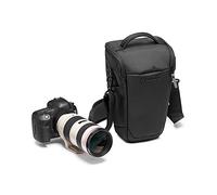 Manfrotto Advanced Holster M III, Funda para Cámara sin Espejo con Objetivo, Bolsa para Cámara con Montura para Trípode y Cubierta para la Lluvia, Accesorios de Fotografía