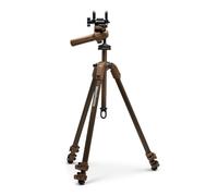 Manfrotto ALPHA S.H.O.T. Grip Kit, Trípode de Aluminio, Cabezal Giratorio de 360 Grados, Montura Universal para Rifles, Ópticas,Placa Óptica 200PL, Tiro Deportivo,Observación,Actividades al Aire Libre