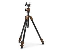 Manfrotto ALPHA S.H.O.T.Kit de Bola, Trípode Fibra de Carbono, Rótula Esférica 360 Grados,Montura Universal para Rifles,Óptica, Visores,Placa 200PL,Tiro Deportivo,Observación,Actividades al Aire Libre