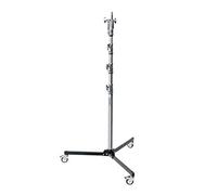 Manfrotto Avenger Roller Stand 34 F.Base A5034 - Soporte para Patinete (20 kg, A5034 (A5034, 20 kg, Plata, Metal, 3 Patas), 1420-3400 mm)