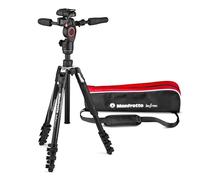 Manfrotto Befree 3-Way Live Advanced - Trípode y Cabezal de Aluminio para Cámaras y Videocámaras de hasta 6 kg, Ultracompacto - Accesorio para la Creación de Contenidos, Fotos y Videos