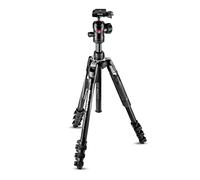 Manfrotto TrÃpode Kit de trÃpode de viaje de aluminio Befree Advanced QPL con cabeza esfÃ©rica Aluminio negro