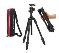 Manfrotto Befree Advanced AS, Trípode de Cámara, Twist Lock, en Aluminio, Compatible Arca-Swiss, Kit Trípode de Viaje Portátil con Rótula, para DSLR, Cámaras sin Espejo, Accesorios de Fotografía