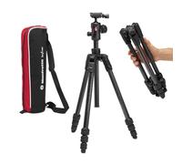 Manfrotto Befree Advanced AS, Trípode de Cámara, Twist Lock, en Carbono, Compatible Arca-Swiss, Kit Trípode de Viaje Portátil con Rótula, para DSLR, Cámaras sin Espejo, Accesorios de Fotografía