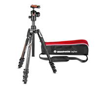 Manfrotto Befree Advanced - Kit de Trípode de Viaje Compatible con Cámaras Sony Alpha7 y Alpha9, Trípode de Aluminio para Accesorios de Cámara, con Cabezal Esférico y Cierre de Palanc