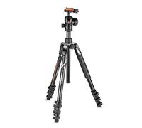Manfrotto Befree Advanced - Kit de Trípode de Viaje Compatible con Cámaras Sony Alpha7 y Alpha9, Trípode de Aluminio para Accesorios de Cámara, con Cabezal Esférico y Cierre de Palanc