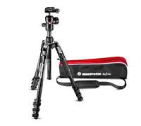 Manfrotto TrÃpode Kit de trÃpode de viaje de aluminio Befree Advanced QPL con cabeza esfÃ©rica Aluminio negro