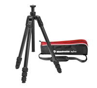 Manfrotto Befree GT Pro, Trípode Profesional de Viaje, Trípode de Fibra Carbono para Cámara y Vídeo, Twist Lock, Portátil, para DSLR, Sin Espejo, Accesorios Cámara, Rótulas de Foto y Vídeo