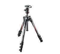 Manfrotto Befree - Kit de trípode con rótula de Bola (Carbono), Color Gris