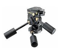 Manfrotto Cabeza de Trípode 3D Super Pro de 3 Vías con Liberación Rápida, Cabezal de Bola Fluido, Estabilizador de Cámara, Accesorios de Fotografía para la Creación de Contenido
