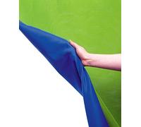 Manfrotto Chromakey - Fondo Cortina (3 x 7 m) Azul/Verde