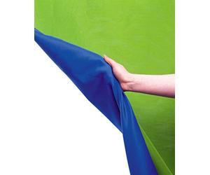Manfrotto Chromakey - Fondo Cortina (3 x 7 m) Azul/Verde