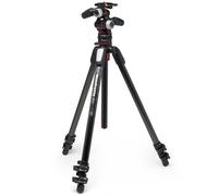 Manfrotto Kit trípode 3 secciones con rótula 3 vías, aluminio, liberación rápida Move