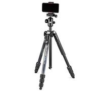 Manfrotto Element MII - Trípode de Viaje de Aluminio con Cabezal Esférico y Bluetooth para Smartphone y Cámaras Compactas, CSC, DSLR, Accesorios de Fotografía, Creación de Contenidos, Vlogs