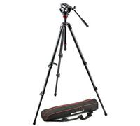 Manfrotto MVH500AH - Trípode completo, negro - con 755CX3