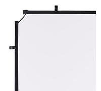 Manfrotto EzyFrame Cubierta de Fondo Colapsable Gran Formato 2 x 2,3 m - Blanco/Ultraportátil/Tomas Familiares/Retratos/Posturas de Acción Animadas/Moda/Comercial - LL LB7951
