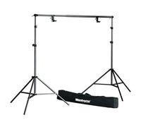 Manfrotto Juego de fondo: 2 soportes de lámpara, travesaño, abrazaderas, etc.