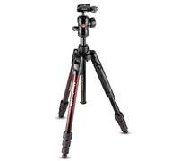 Manfrotto Kit de trípode de viaje de aluminio avanzado Twist de Befree rojo