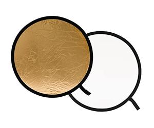 Manfrotto LLLR2041 - Reflector de 50 cm, Oro/Blanco