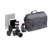 Manfrotto MB MN-M-SD-30 Manhattan Speedy-30 Bolsa Messenger para Fotografía, con Conexión para Trípode, Inserto Extraíble para Cámara, DSLR y Sin Espejo con Objetivo Mediano/Largo, Tela revestida