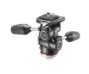 Manfrotto MH804 - Cabezal de 3 vías con Placa de liberación rápida 200LT-PL