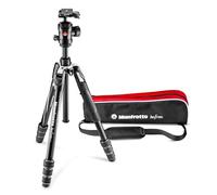 Manfrotto MKBFRTA4GT-BH Befree Advanced - Trípode de viaje (cierre giratorio con cabeza esférica, para Canon, Nikon, Sony, DSLR, CSC, sin espejo, hasta 10 kg, ligero con bolsa para trípode, aluminio, color negro