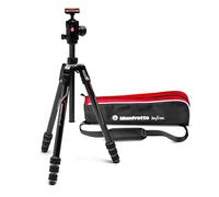 Manfrotto MKBFRTC4GTA-BH - Trípode de Viaje Befree GT, Twist Lock con rótula de Bola y Bolsa para cámaras sin Espejo Sony, DSLR, CSC con Fibra de Carbono Ligera, Carga máxima de 12 kg