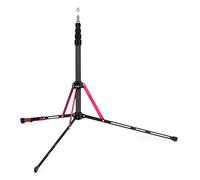 Manfrotto MS0490C - Soporte de nanopolo de Carbono, Color Negro, Rojo