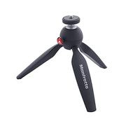 Manfrotto MTPIXI-B - Minitrípode Pixi, para Cámaras CSC,DSLR de Nivel de Entrada, Material Adapto, Negro