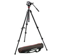 Manfrotto MVH500AH - Trípode completo, negro - con 755CX3