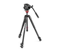 Manfrotto MVK500190XV Nitrotech N12 - Cabezal de vídeo para trípode, MS, MVKN12TWINMC (w/CF Twin Leg Tripod MS 100/75 mm)