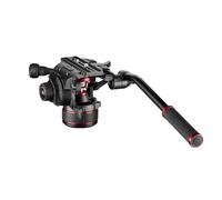 Manfrotto Cabezal de vídeo fluido Nitrotech 608 – Contrabalanceo 0-8 kg, Carga 14 kg
