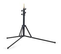 Manfrotto Nano Soporte de Iluminación - 5 Secciones - Patas Plegables Invertidas - Compacto y Ligero - 1,5 kg de Carga útil - Negro - Aluminio Anodizado - 5001B-1