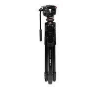 Manfrotto Un vídeo Aluminio Trípode + cabezal fluido 500X