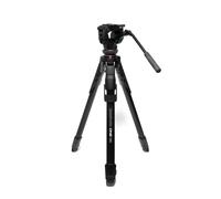 Manfrotto Un vídeo Aluminio Trípode + cabezal fluido 500X