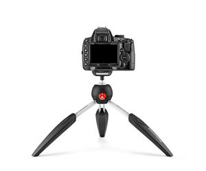 Manfrotto PIXI EVO MTPIXIEVO-BK - mini trípode negro de dos secciones