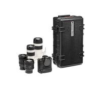 Manfrotto Pro Light Tough TH-55 HighLid, Funda Rígida para Cámara, Equipaje de Mano, Estuche Acolchado con Cierre Hermético y Relleno Preformado, Resistente al Agua, Calificación IP67
