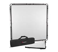 Manfrotto Skylite Rapid Kit Midi 1,5 x 1,5 m - Bastidor de Aluminio - Reflector Plata/Blanco - Difusor 1.25 Stop - Maletín Rígido - LL LR81544R