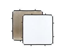 Manfrotto Skylite - Tela, 1.1 x 1.1 m, sunfire/blanco