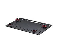 Manfrotto TetherGear Plataforma para Portátil - Aluminio Ligero Grueso 4,8 mm - 46 cm x 31 cm - Montaje Portátil - Estilo Tabla de Quesos - Tornillería Antideslizante - Gestión de Cables - MLTSA4301B