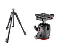 Manfrotto 190X Trípode Aluminio 3 Secciones con Rótula XPRO con Zapata de Liberación Rápida Top Lock, Alta Precisión, Movimientos Fluidos, Equipo Fotográfico, para Trípode de Cámara, Contenidos