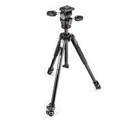 Manfrotto trÃpode de aluminio 190X QPL con cabezal panorÃ¡mico de 3 vÃas, 3 segmentos