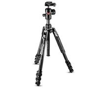 Manfrotto TrÃpode Kit de trÃpode de viaje de aluminio Befree Advanced QPL con cabeza esfÃ©rica Aluminio negro