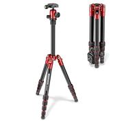 Manfrotto Travel Trípode Element MKELES5RD-BH Pequeño Rojo Aluminio compacto ...